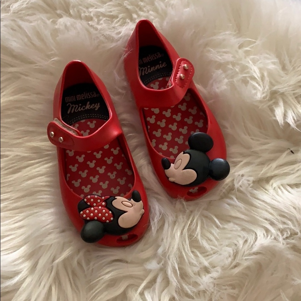 Mini Melissa Mickey and Minnie shoes